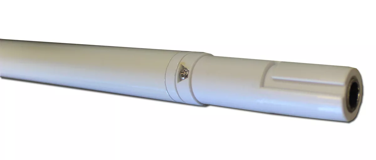 5'x1" White Aluminum Spinning Pole - 2-Piece