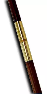 9' Oak Finish Hardwood Pole