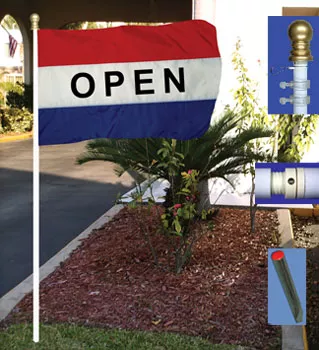 9'x1" Heavy Duty Aluminum Pole