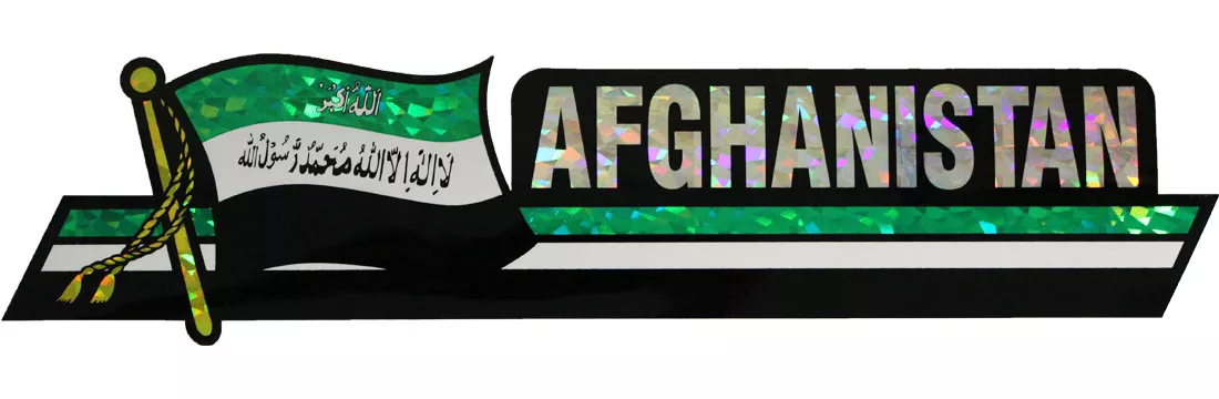 Afghanistan Bumper Sticker (1992)