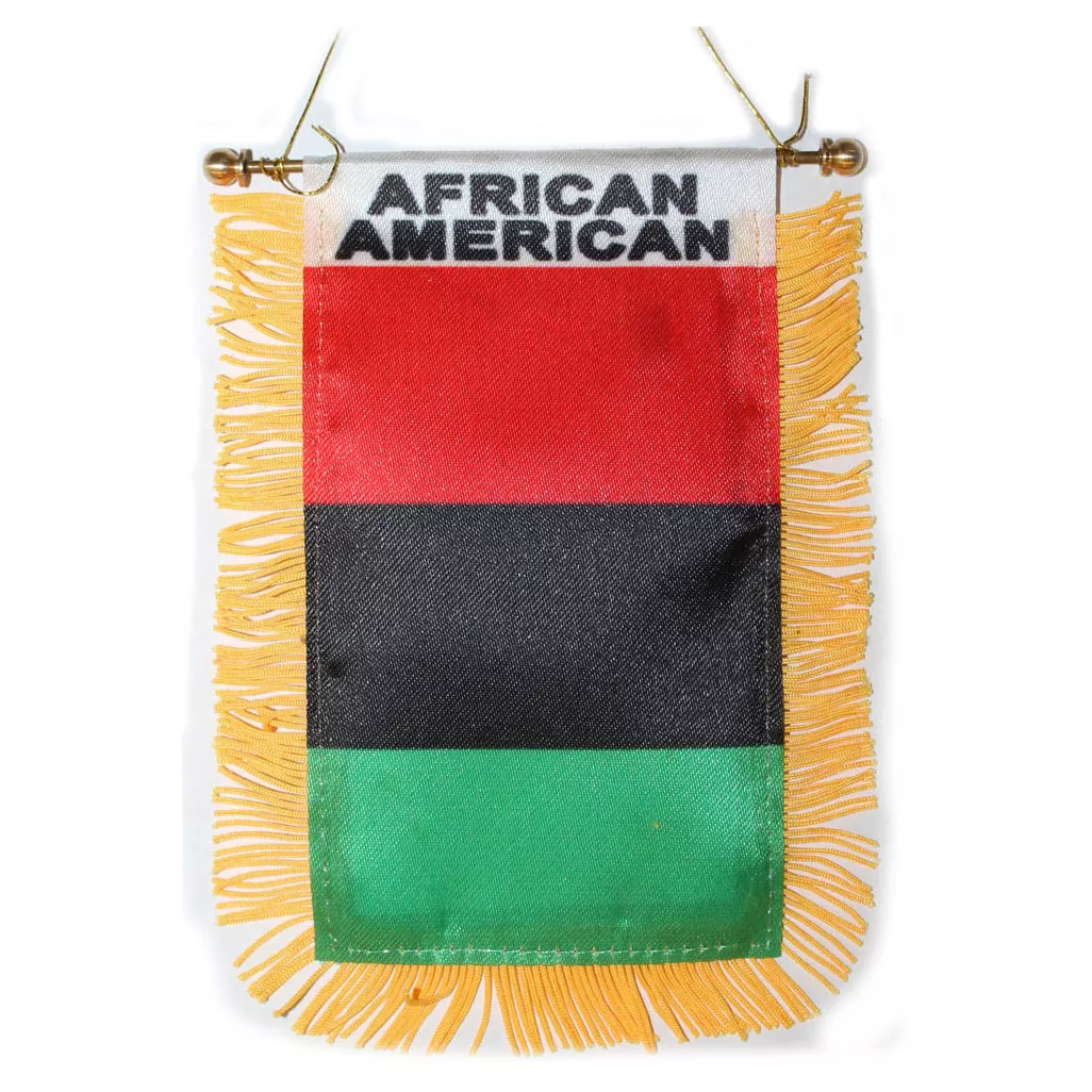 African American Window Hanging Flag