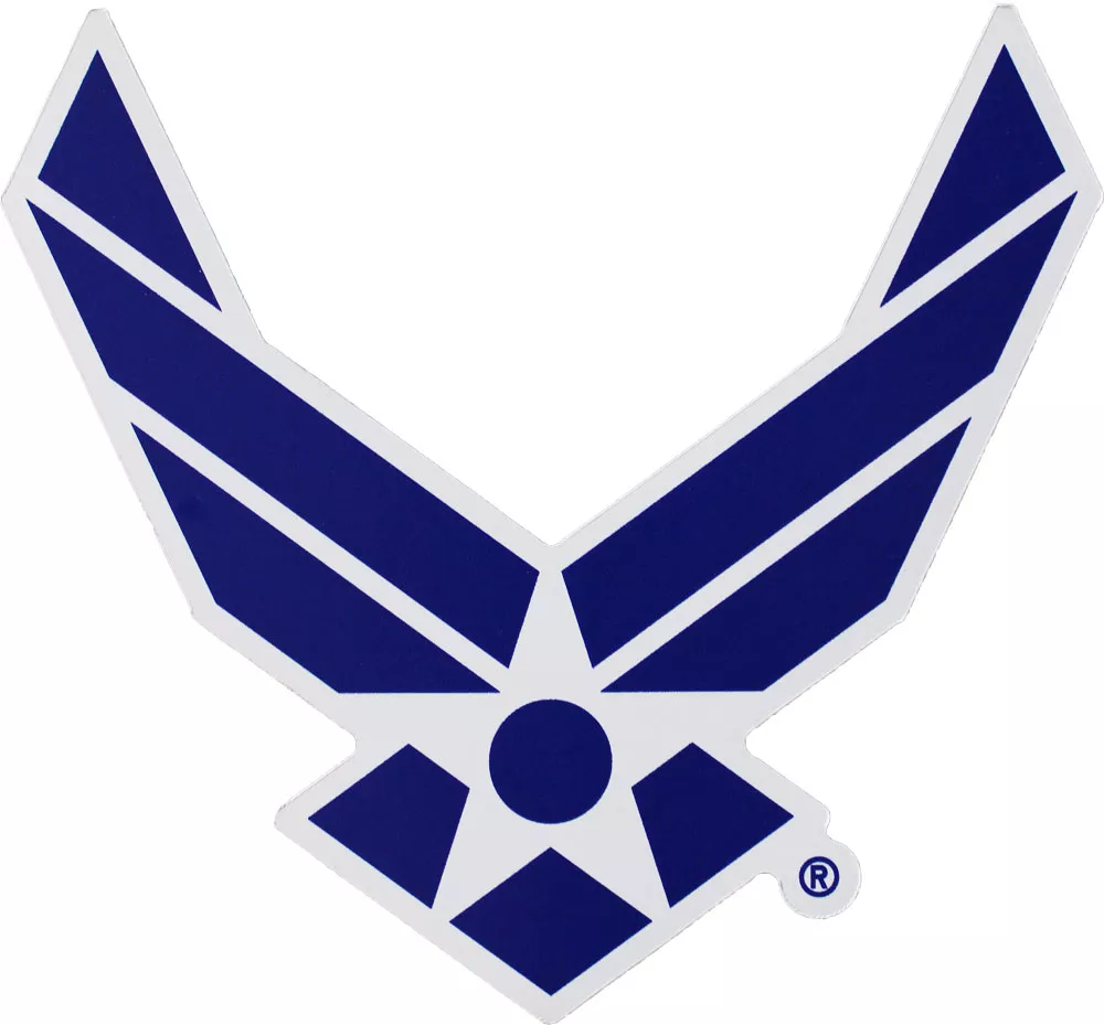 Air Force - 5" x 5" Wings Magnet