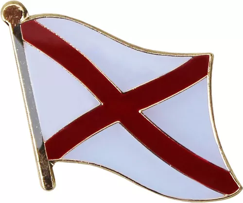 Alabama Flag Lapel Pin