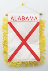 Alabama Window Hanging Flag