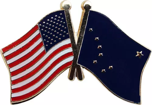Alaska Friendship Pin