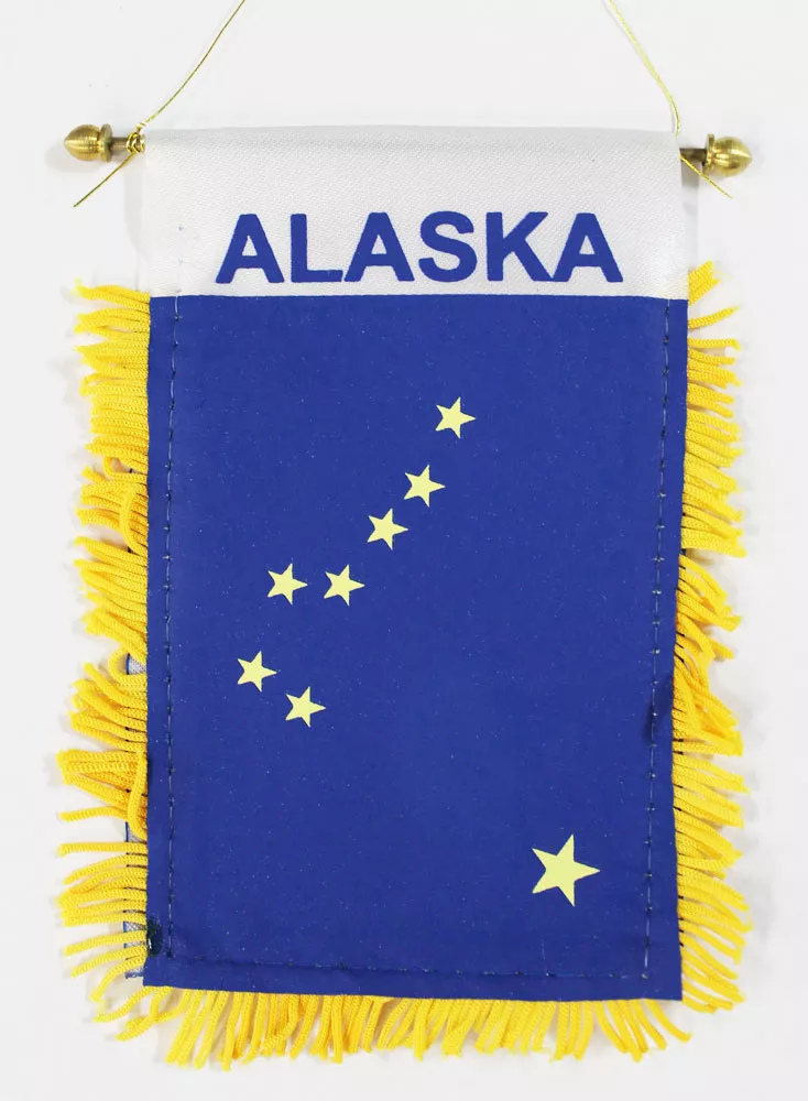 Alaska Window Hanging Flag