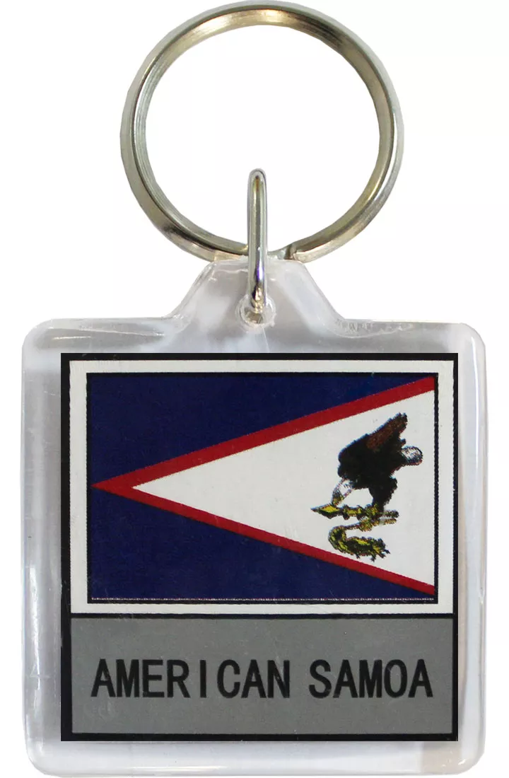American Samoa Keyring