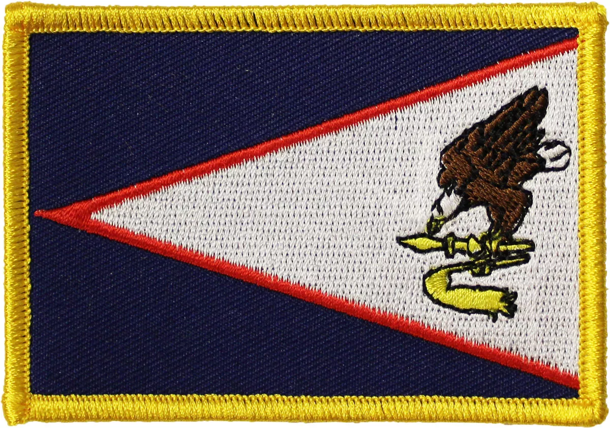American Samoa Rectangular Patch