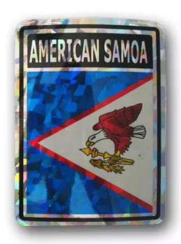 American Samoa Reflective Decal
