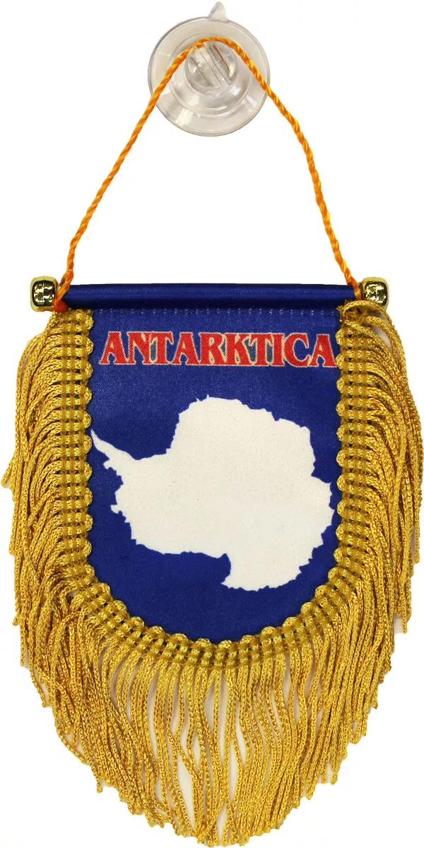 Antarctica (Antarktica) Window Hanging Flag (Shield)