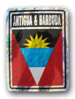 Antigua and Barbuda Reflective Decal