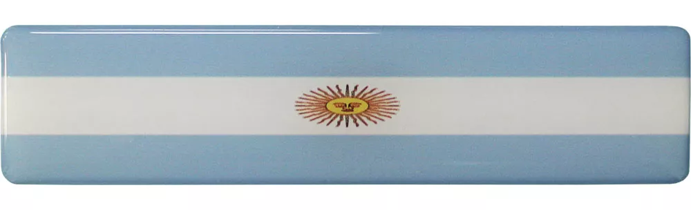 Argentina Long Domed Sticker