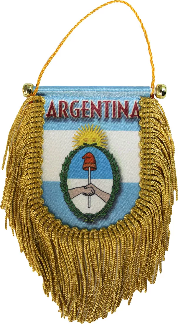 Argentina Window Hanging Flag (Shield)