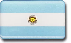 Argentina Mini Domed Sticker