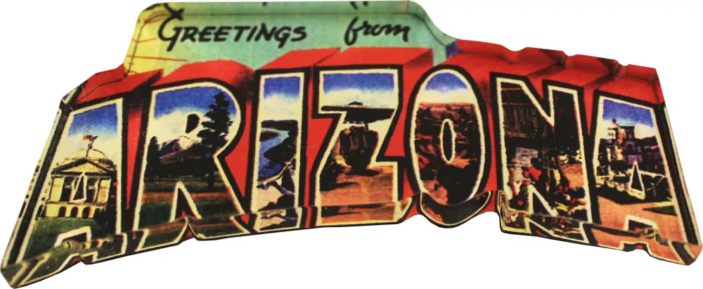 Arizona Acrylic Postcard Magnet