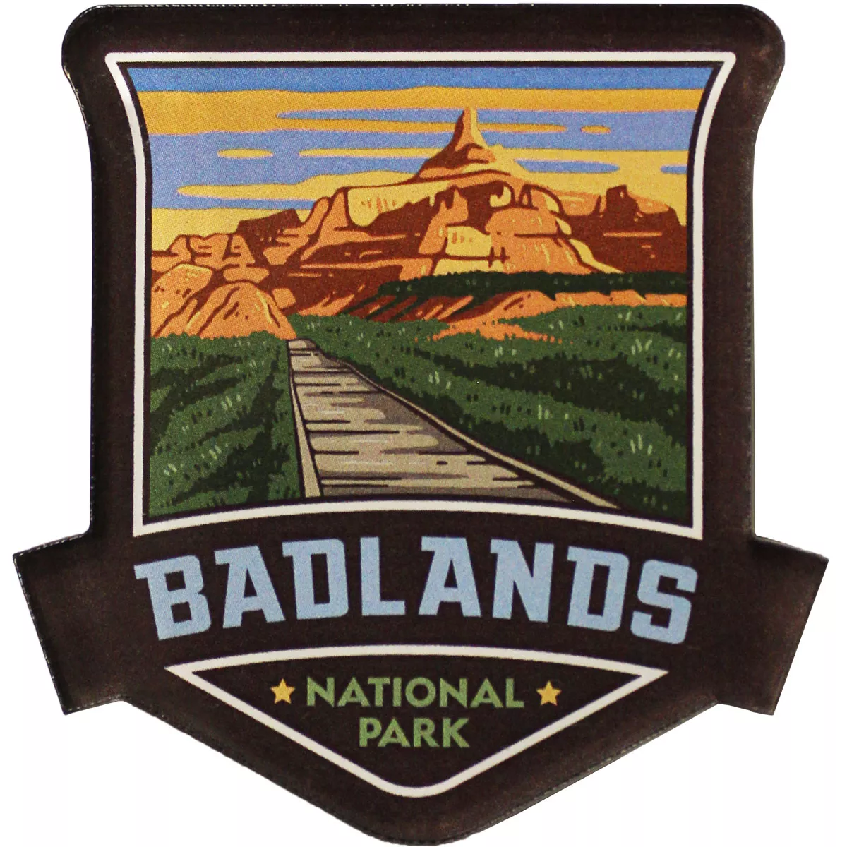 Badlands National Park Acrylic Magnet