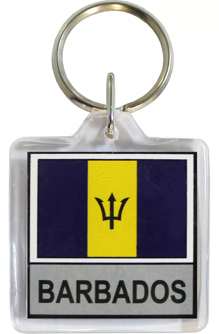 Barbados Keyring