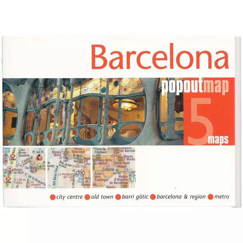 Barcelona Popout Map