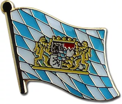 Bavaria (Lions) Flag Lapel Pin