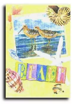 Beach Postcard Toland Art Banner