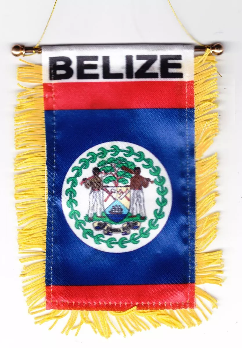 Belize Window Hanging Flag