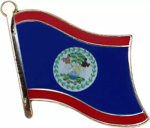 Belize Flag Lapel Pin