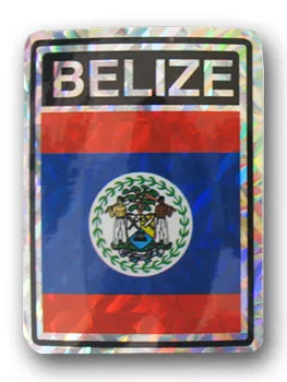 Belize Reflective Decal