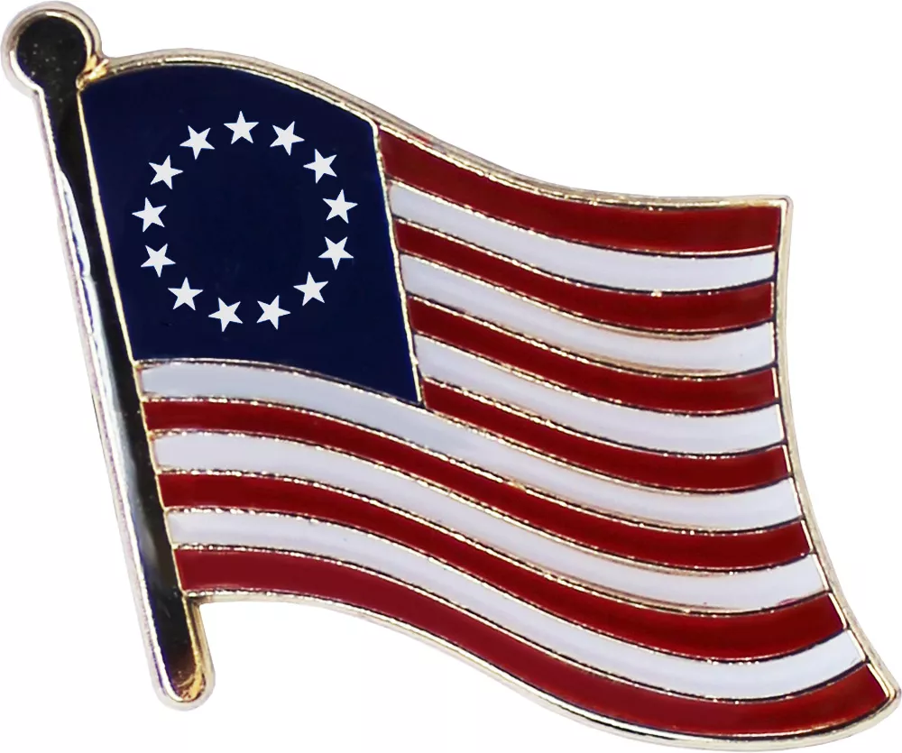 Betsy Ross Flag Lapel Pin