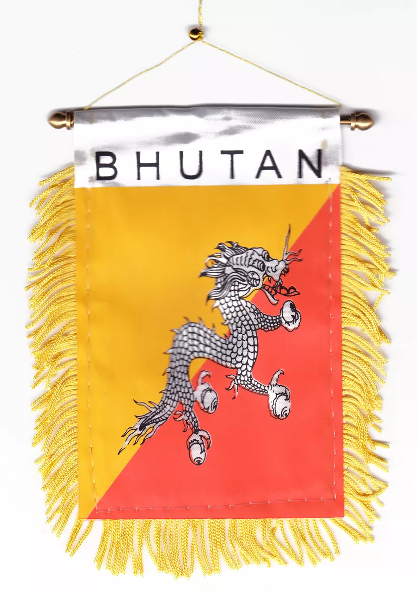 Bhutan Window Hanging Flag