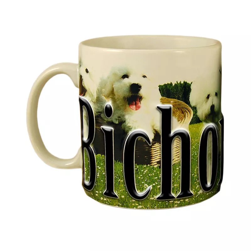Americaware Bichon Frise - 18 oz. Coffee Mug