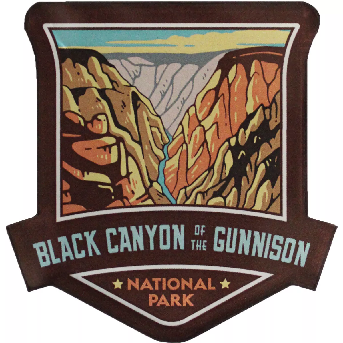 Black Canyon of the Gunnison National Park Acrylic Magnet