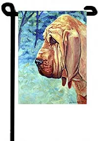 Bloodhound - 11"x15" 2-Sided Garden Banner