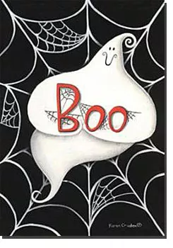 Boo Ghost Toland Art Banner
