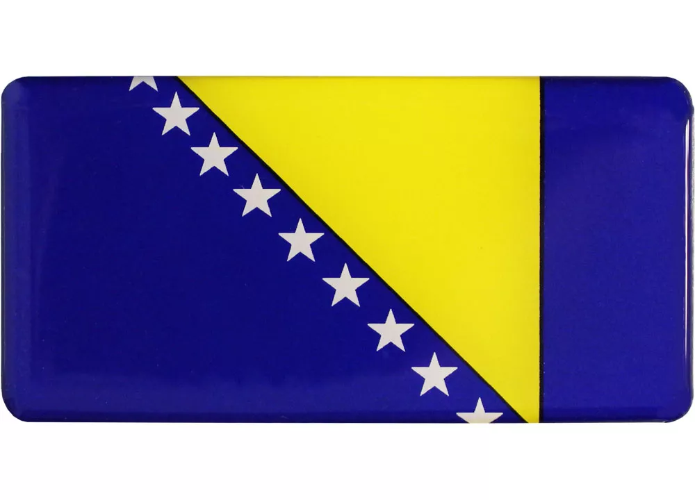 Bosnia-Herzegovina Domed Sticker