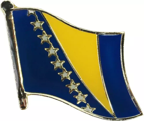 Bosnia-Herzegovina Flag Lapel Pin (Current)
