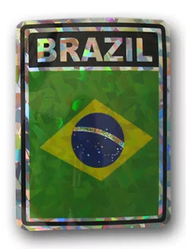 Brazil Reflective Decal