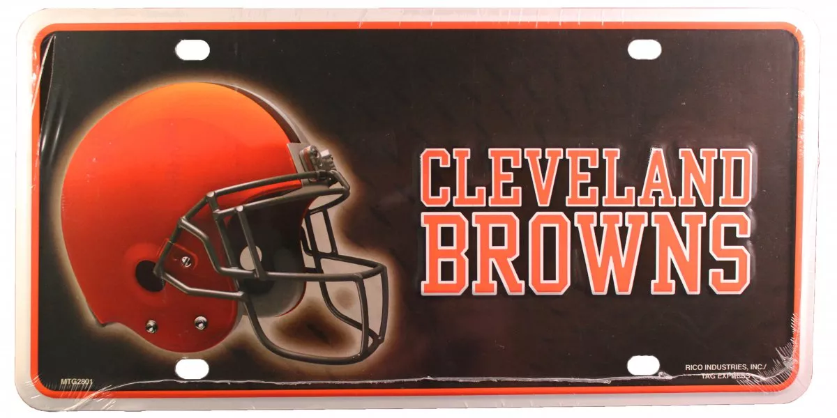 Cleveland Browns NFL License Plate