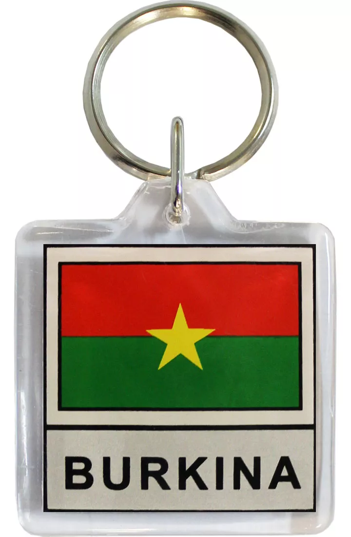Burkina Faso Keyring