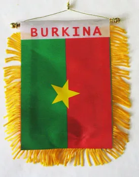 Burkina Faso Window Hanging Flag