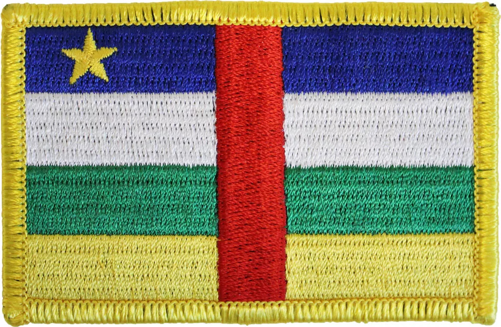 Central African Republic Rectangular Patch
