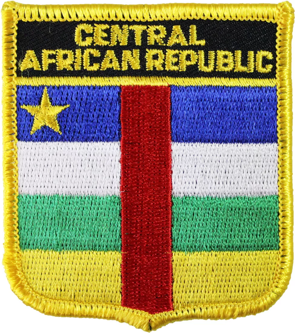 Central African Republic Shield Patch