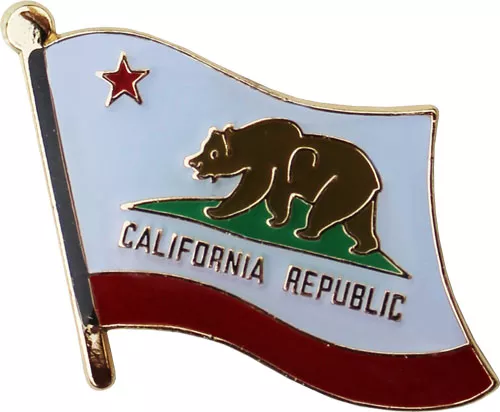 California Flag Lapel Pin