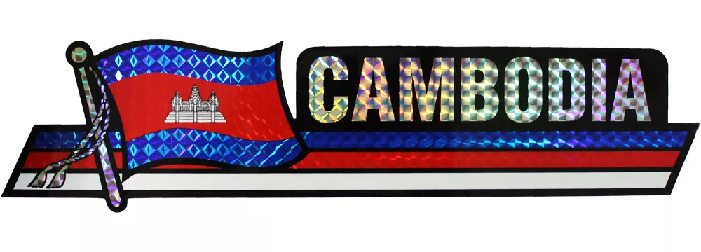 Cambodia Bumper Sticker