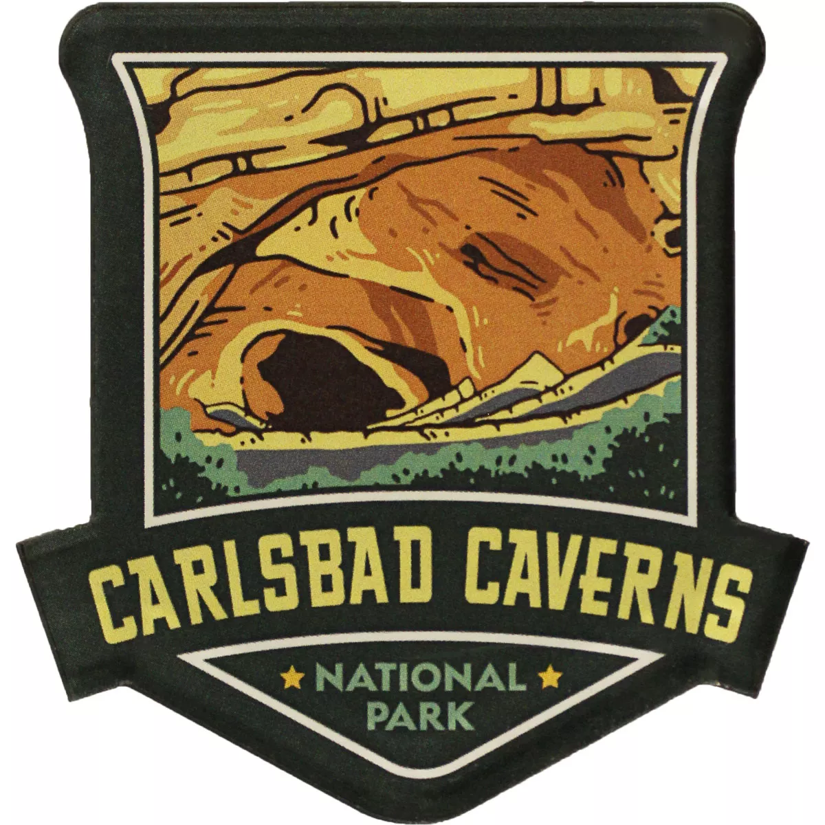 Carlsbad Caverns National Park Acrylic Magnet