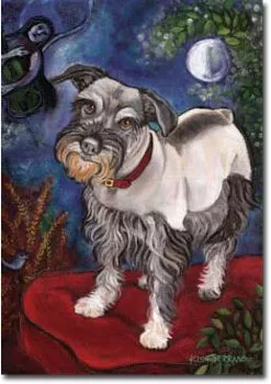 Schnauzer Art Banner - Chagrowl