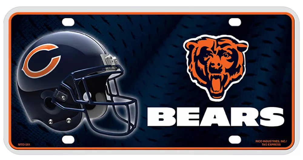 Chicago Bears NFL License Plate