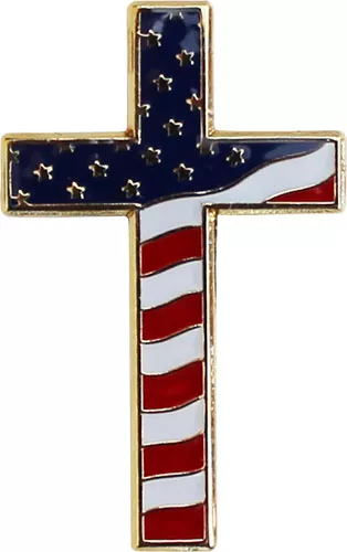 Cross Lapel Pin (USA)