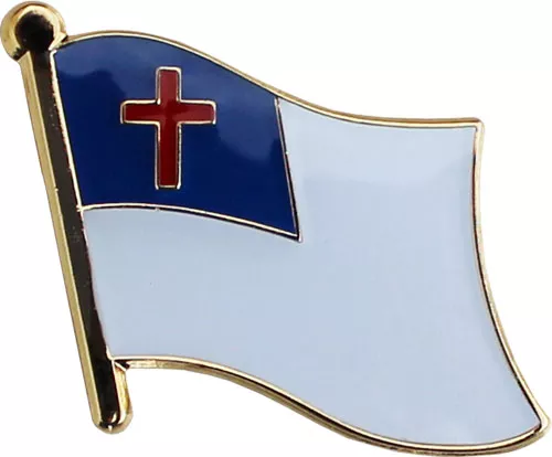 Christian Flag Lapel Pin