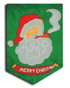 Christmas Santa Decorative Banner