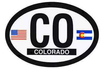 Colorado Oval Decal